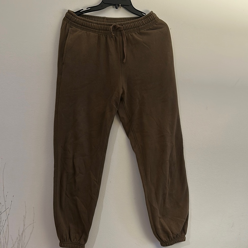 Richer Poorer Brown Jogger Track Pants Relaxed Fit - Preloved